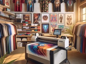 Local businesses branding workwear with vibrant DTG printed logos and graphics