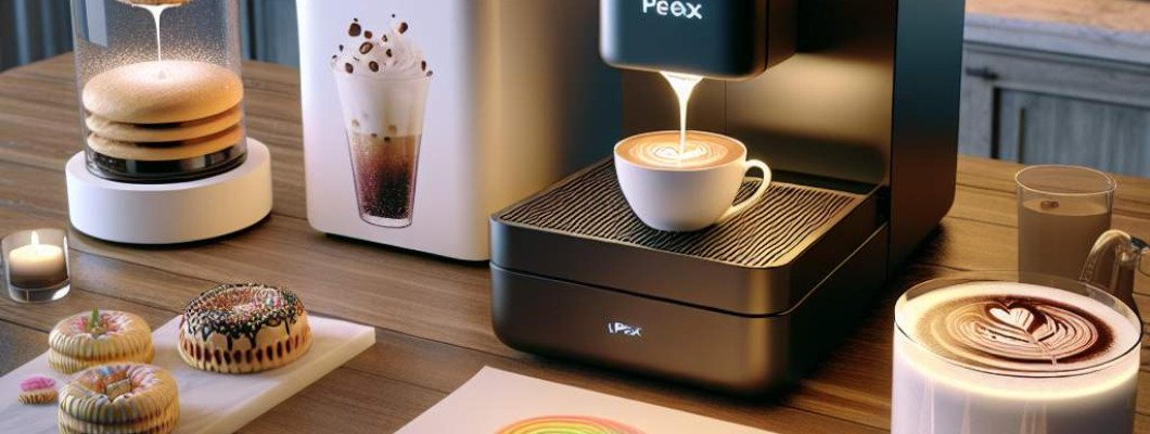 Business meetings adding coffee printers to impress clients with branded drinks