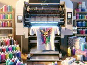 Merchandising estacional y ropa para eventos ganando velocidad con la máquina de impresión de camisetas de salida rápida