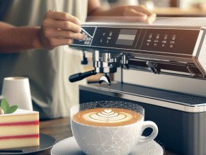 Smart café coffee printer integrates IoT for seamless automated beverage customization