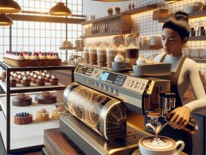 Coffee shop survival strategies including printed latte art as differentiators in crowded markets