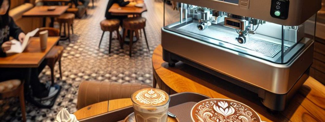 Eco-conscious cafés using coffee art to promote sustainability messages and campaigns
