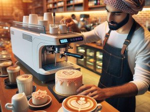 Music festivals turning to coffee printing to offer branded artist experiences backstage