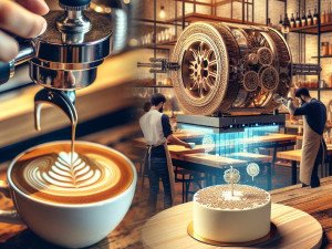 Crypto conferences offering NFT-themed latte prints as exclusive attendee perks