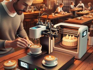 Eventos corporativos que ofrecen impresiones personalizadas de café para impresionar a clientes y socios