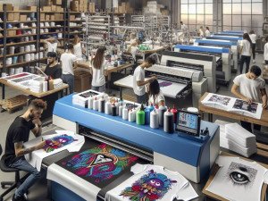 Independent artists turning digital artwork into wearable street fashion using DTG printers