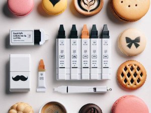 Salas de viagem entretendo convidados com impressões de espuma de café temáticas de destinos