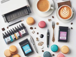 Educational cafés incorporating printed motivational quotes into latte art for student engagement