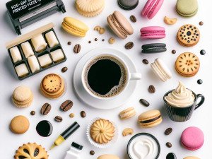 Educational cafés incorporating printed motivational quotes into latte art for student engagement