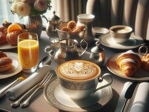 Charity events using coffee printers to raise awareness and donations for key causes