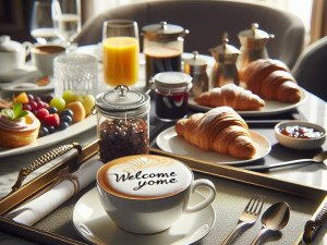 Sports arenas serving team-themed printed lattes during major tournaments