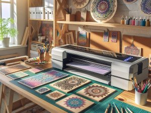 UV pinning technique improving label print sharpness by controlling droplet spread and curing