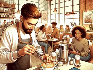 Smart Cafés Embrace Personalized Latte Art to Boost Social Media Buzz