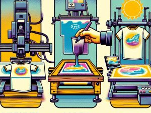 Comparing Methods: dtg vs screen printing vs sublimation printer for t-shirts