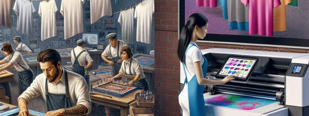 The Evolution of DTG Shirt Printing and Screen Print vs DTG