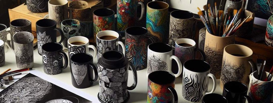 How Designers Use Coffee Artwork Prints and Print Pictures on Coffee Mugs for Creativity