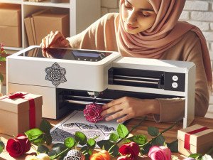 Bringing Personalized Messages to Roses with Flower Printer Creativity