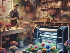 How Small Florists Compete with Big Brands Using Flower Printer Innovation