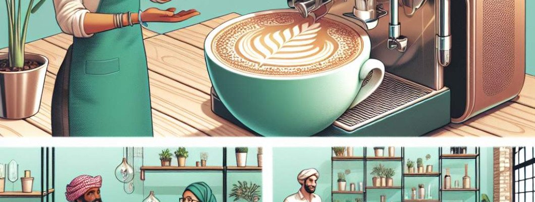 Sustainable branding in modern cafés through the creative use of coffee printer technology