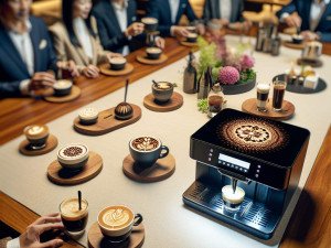 Переосмысление подачи кофе с помощью принтера для премиального гостеприимства и мероприятий