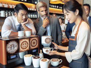 Innovative marketing ideas using coffee printer for hotels and event organizers