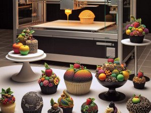 Motivi per cui la stampante alimentare GNFEI.COM si distingue per arte edibile e branding in panetterie e caffetterie di dessert