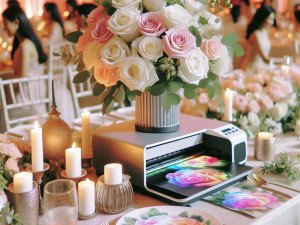El papel del impresor de flores en las tendencias modernas de decoración de bodas