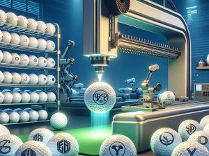 Corporate events upgrading giveaways through golfball printer driven customization experiences