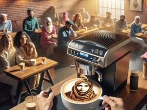 Experience-driven coffee shops standing out as latte art printer brings portraits and logos to foam