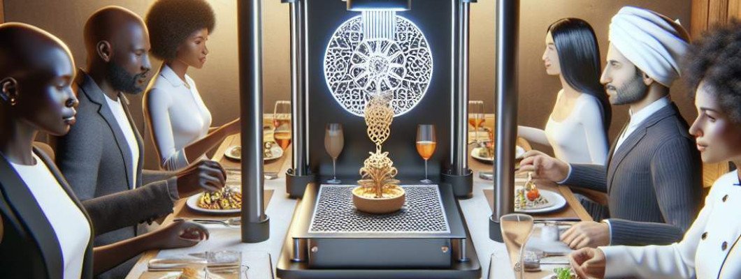 Personalized dining experiences expanding with edible food printer designed for real-time customization
