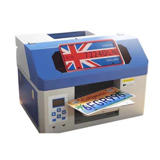 Smart version A4 UV printer printing on phone cases, wood, acrylic, and glass