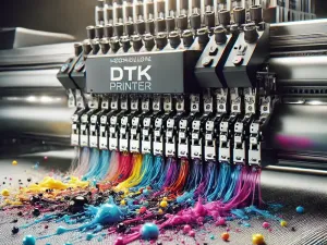DTG printer technology prints directly onto fabric without screens or transfers.