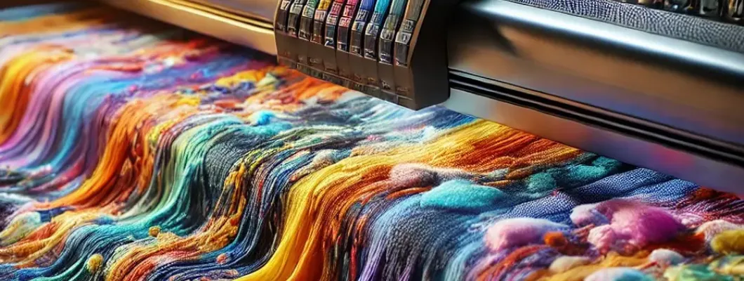 DTG printer technology prints full-color designs directly onto fabric with zero transfer steps.