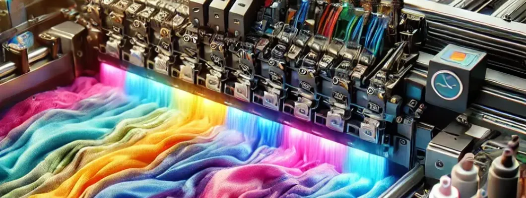 DTG t shirt printer machine prints faster than traditional screen printing presses