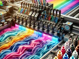 DTG t shirt printer machine prints faster than traditional screen printing presses