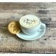 Smart Selfie Coffee Printer printing a custom image on a latte