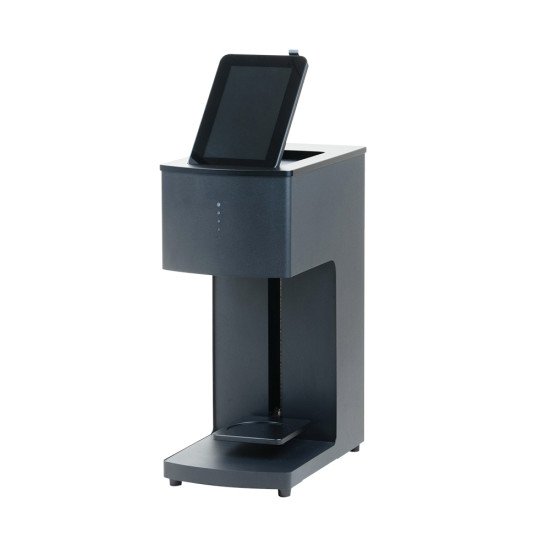 Smart Mini Selfie Coffee Printer printing custom image on latte