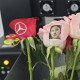 Multifunction flower printer printing on artificial and real flower petals